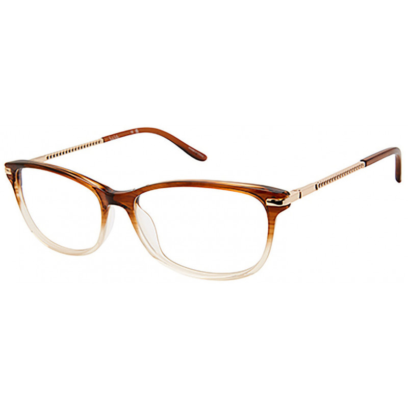 Eyeglasses Nicole Miller LOMBARDY C02 Gold/ Brown 58mm