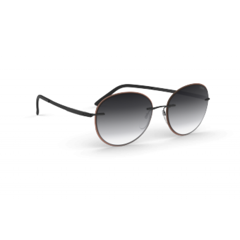 Sunglasses Silhouette Accent Shades 8720 6040 Amber / Black Sunglasses Silhouette Accent Shades 8720 6040 Amber / Black