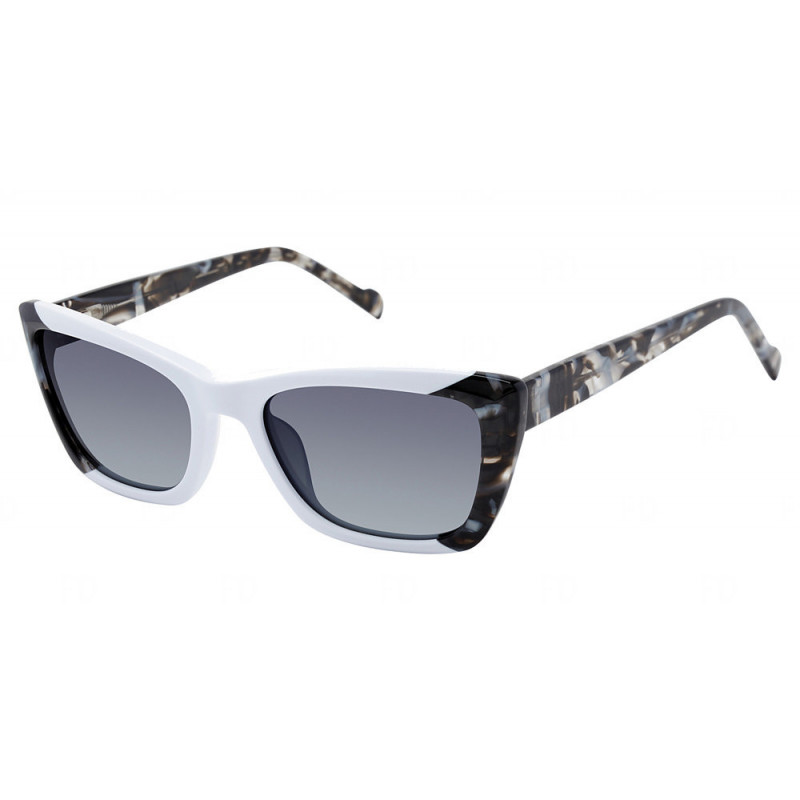 Sunglasses Nicole Miller SOLANA C01 White/Black 54mm