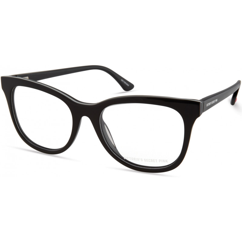 Eyeglasses Pink PK 5017 001 Black/Light Grey Epoxy On Rim Top W/ Heart Temple 51mm