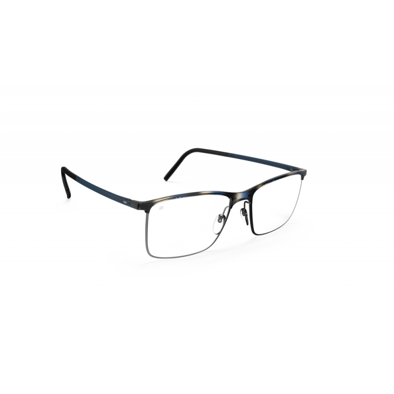 Eyeglasses Silhouette Balanced Fusion 2987 9060 Havanna Midnight Blue 52mm