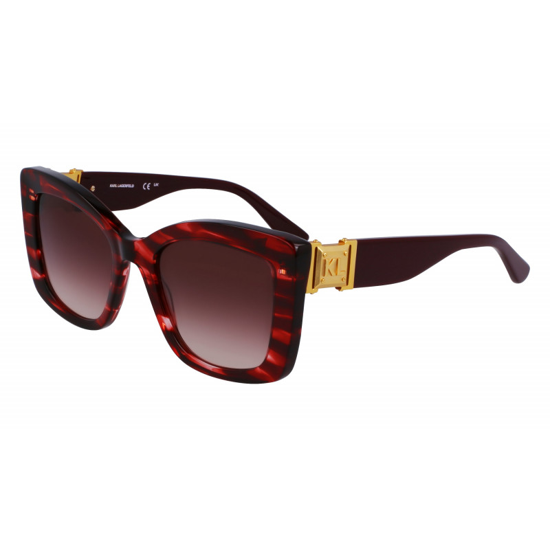 Sunglasses KARL LAGERFELD KL 6139 S 609 Striped Red Sunglasses KARL LAGERFELD KL 6139 S 609 Striped Red