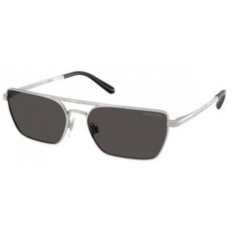 Sunglasses Ralph Lauren RL 7092 900187 Shiny Silver / Dark Grey Policarbonate Standard 58mm