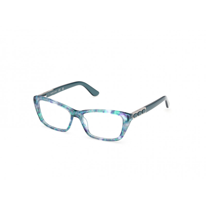 Eyeglasses Guess By Marciano GM 50053 089 Turquoise/Havana / Turquoise/Pearl 53mm