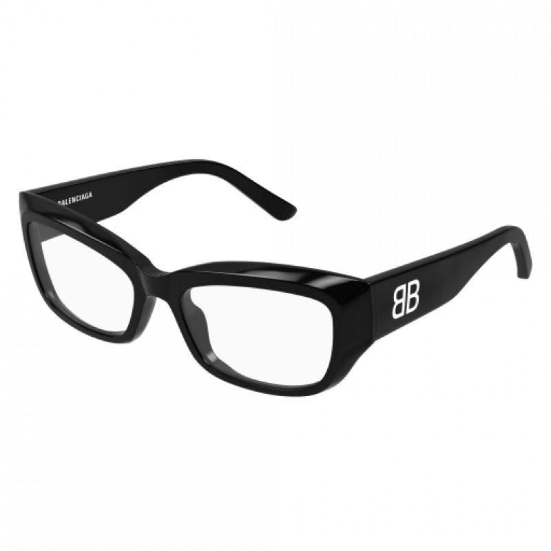 Eyeglasses Balenciaga BB 0399 O- 001 Black / Transparent