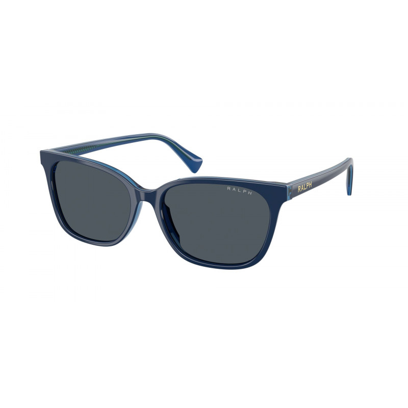 Sunglasses Ralph RA 5348 U 634887 Blu On Transparent / Blue/Grey Polyamide Standard 56mm