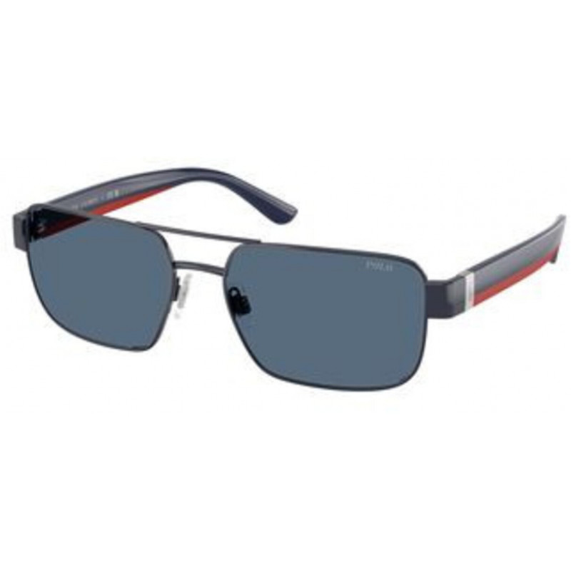 Sunglasses Polo PH 3161 943680 Shiny Navy Blue / Dark Polyamide Standard 58mm