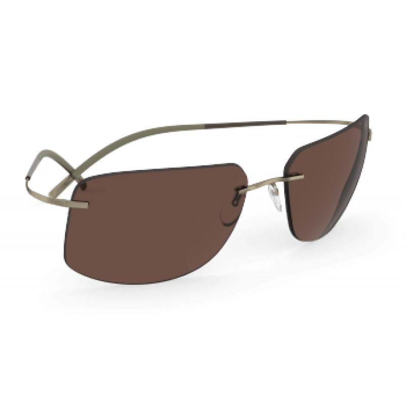Sunglasses Silhouette TMA Icon 8698 6240 Walnut Sunglasses Silhouette TMA Icon 8698 6240 Walnut