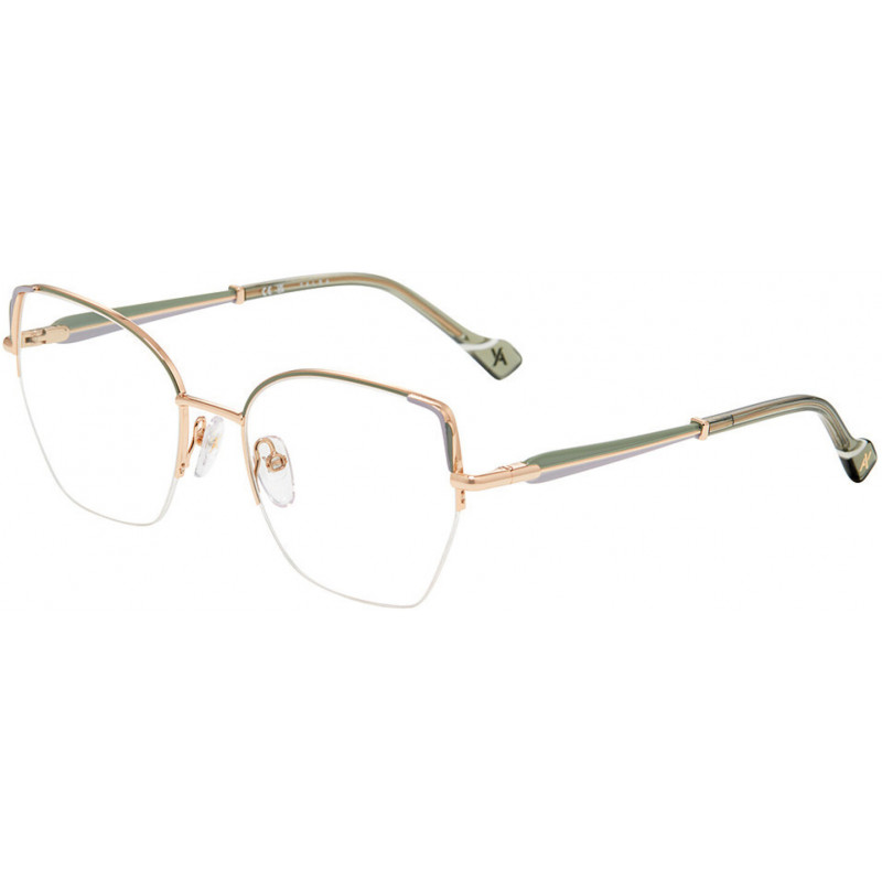 Sunglasses Yalea VYA 190 0h33 Rose Gold W/Colors 54mm