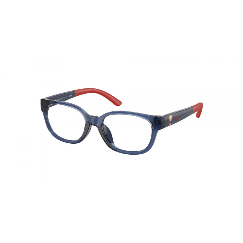 Eyeglasses Polo Prep PP 8551 U 5716 Shiny Transparent Navy Blue / Demo Lens Eyeglasses Polo Prep PP 8551 U 5716 Shiny Transparent Navy Blue / Demo Lens