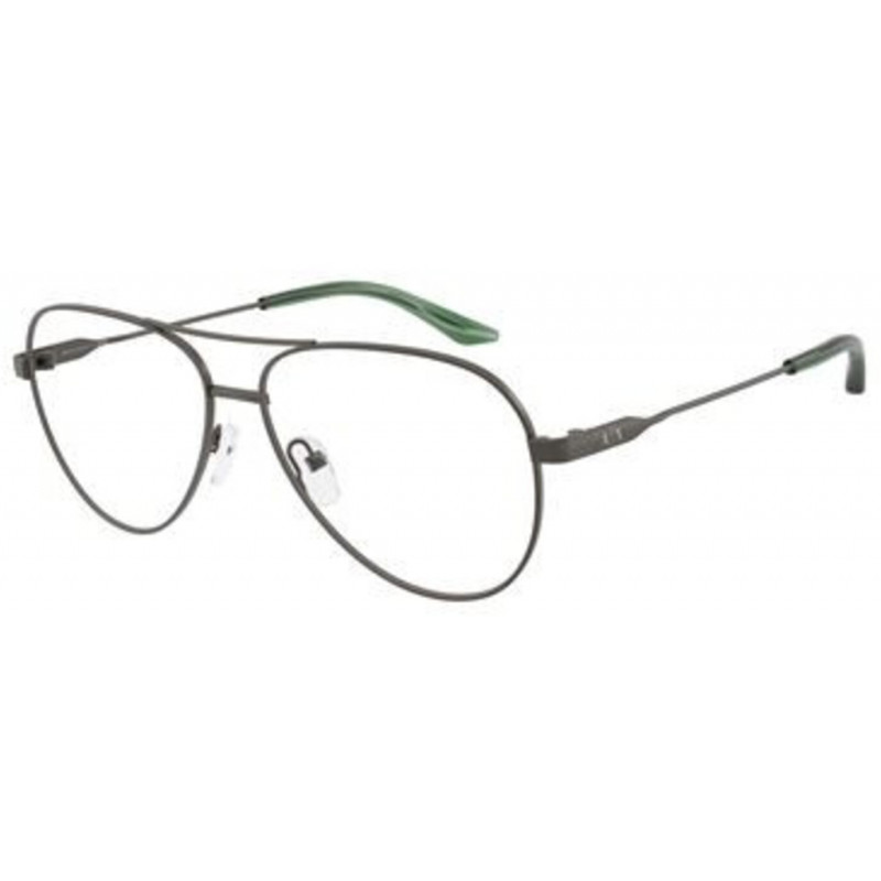 Eyeglasses Armani Exchange AX 1077 6133 Matte Grey Demo Lens 57mm