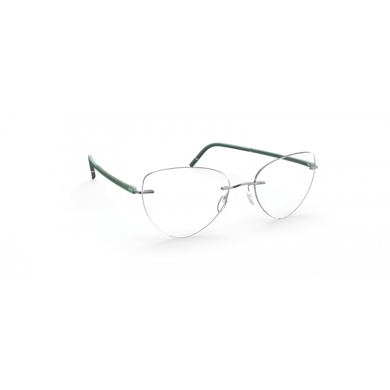 Eyeglasses Silhouette The Wave Chassis Rimless 5567 7110 Silver Ocean Eyeglasses Silhouette The Wave Chassis Rimless 5567 7110 Silver Ocean