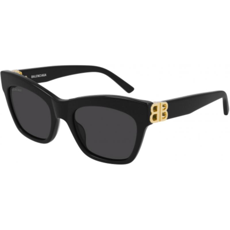 Sunglasses Balenciaga BB 0132 S- 001 Black / Grey Gold 53mm