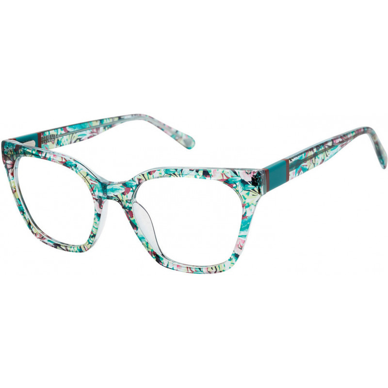 Eyeglasses Nicole Miller COTEDAZUR C01 Teal Multi 54mm