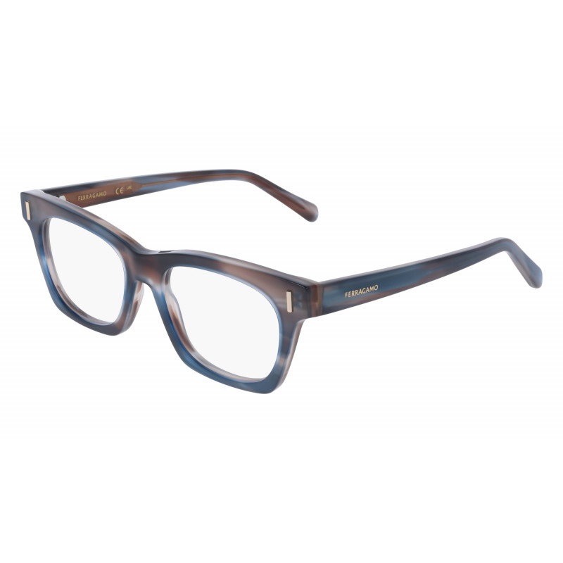 Eyeglasses FERRAGAMO SF 3025 314 Striped Sand Blue Eyeglasses FERRAGAMO SF 3025 314 Striped Sand Blue