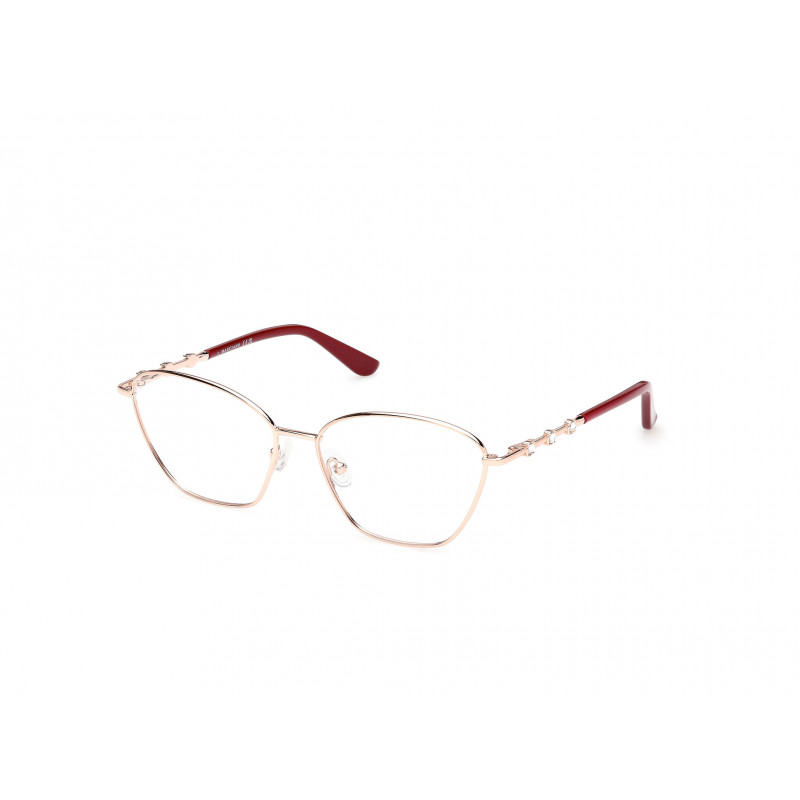 Eyeglasses Guess By Marciano GM 50045 028 Shiny Rose Gold / Eyeglasses Guess By Marciano GM 50045 028 Shiny Rose Gold /