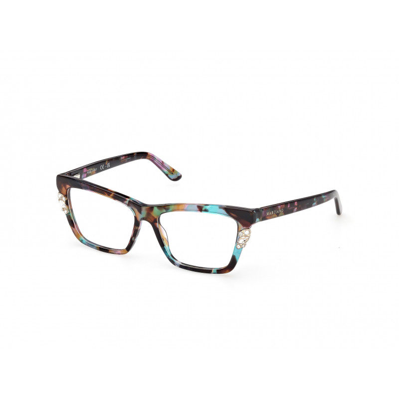 Eyeglasses Guess By Marciano GM 50048 098 Dark Green/Havana / Eyeglasses Guess By Marciano GM 50048 098 Dark Green/Havana /