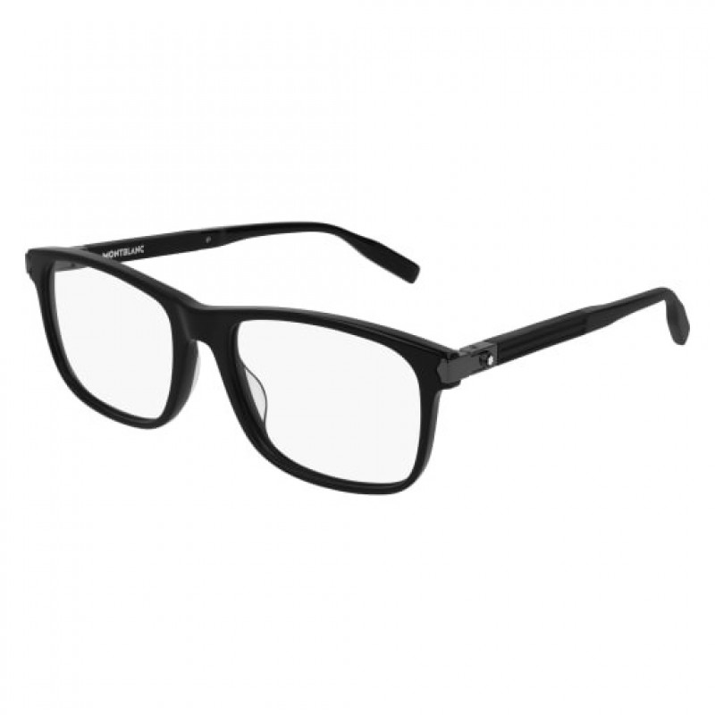 Eyeglasses Montblanc MB 0035 O- 005 Black / Transparent Eyeglasses Montblanc MB 0035 O- 005 Black / Transparent