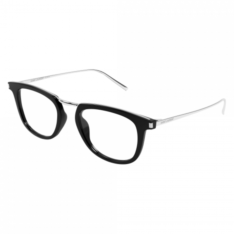 Eyeglasses Saint Laurent SL 753 OPT- 001 Black / Transparent Silver Eyeglasses Saint Laurent SL 753 OPT- 001 Black / Transparent Silver