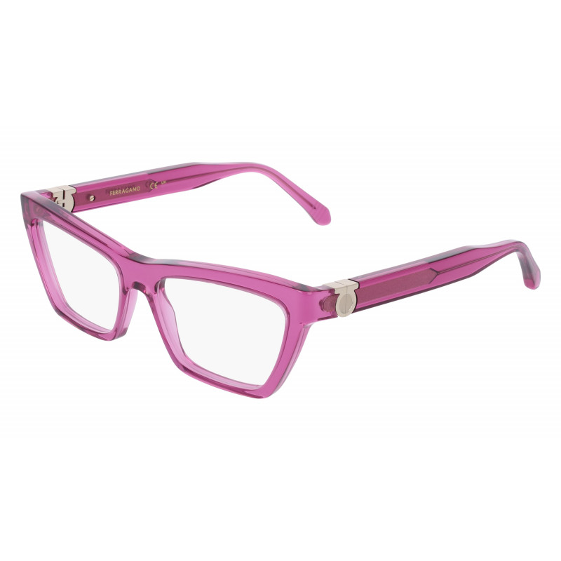 Eyeglasses FERRAGAMO SF 3021 665 Transparent Cyclamen Eyeglasses FERRAGAMO SF 3021 665 Transparent Cyclamen