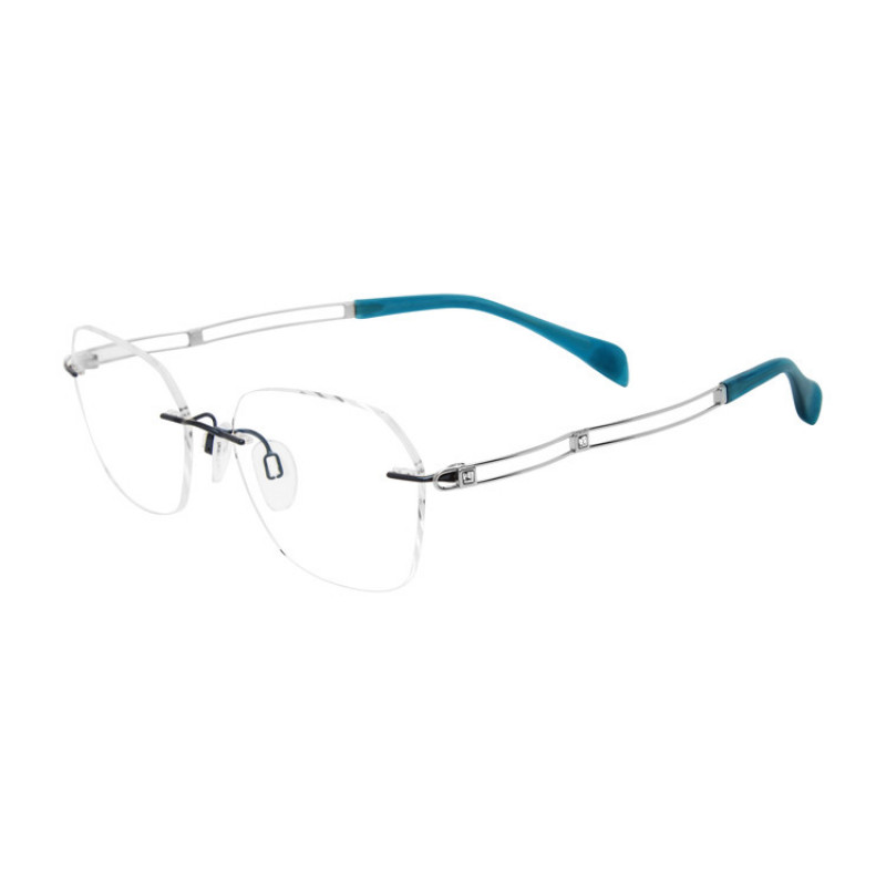 Eyeglasses Line Art 2168 Teal TL Eyeglasses Line Art 2168 Teal TL