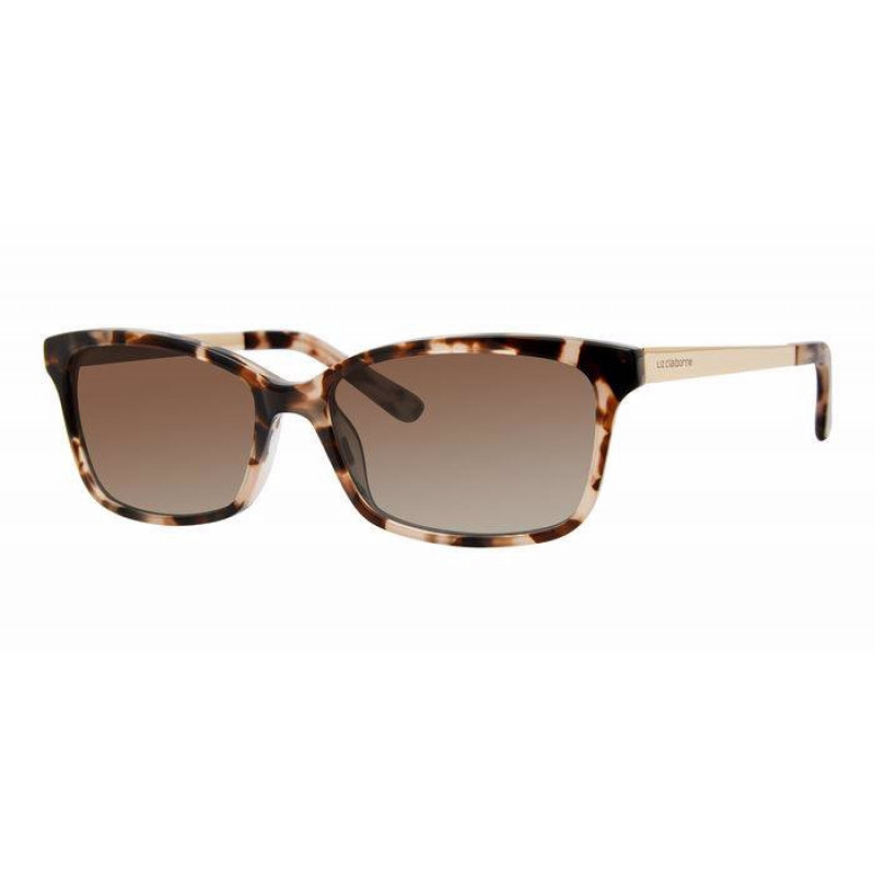 Sunglasses Liz Claiborne L 584 /S T8HA Ha Brown Shaded Sunglasses Liz Claiborne L 584 /S T8HA Ha Brown Shaded
