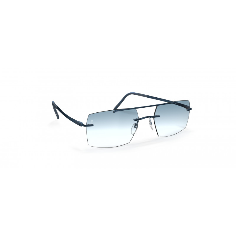 Eyeglasses Silhouette The Dawn Demo Rimless 5573 4545 Cool Blue - Special Glazing Eyeglasses Silhouette The Dawn Demo Rimless 5573 4545 Cool Blue - Special Glazing