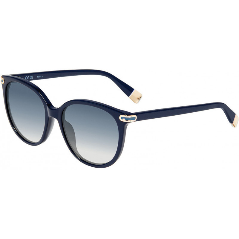 Sunglasses Furla SFUB 12 0w74 Matt Blue Navy 55mm
