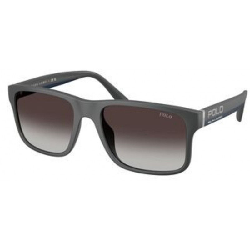 Sunglasses Polo PH 4195 U 55898G Matte Dark Grey / Gradient Polyamide Standard 57mm