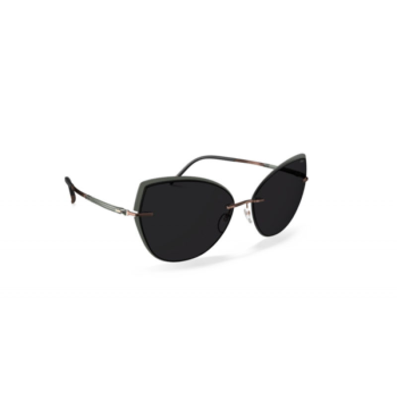 Sunglasses Silhouette Accent Shades 8188 6630 Graphite / Rosegold 58mm