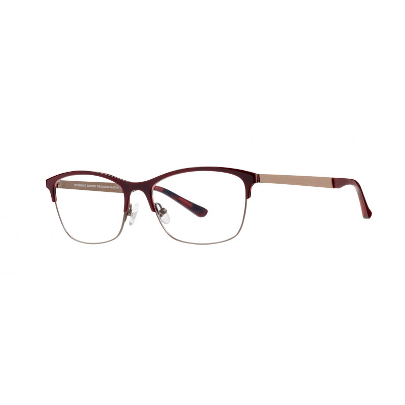 Eyeglasses Pro-design Denmark Model 3613 4122 Red / Nosepads 53mm