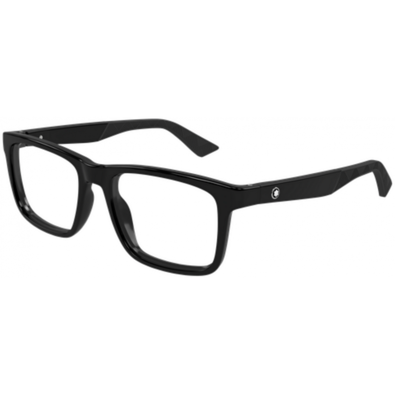 Eyeglasses Montblanc MB 0434 O- 001 Black / Transparent 55mm