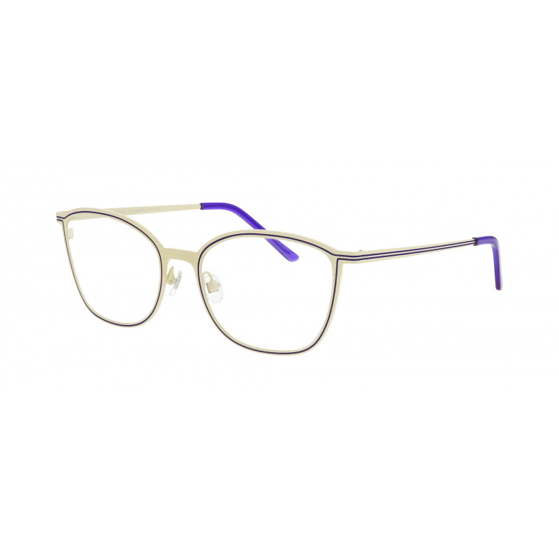 Eyeglasses Pro-design Denmark LINED 2 1411 Creme Light Matt / Nosepad Eyeglasses Pro-design Denmark LINED 2 1411 Creme Light Matt / Nosepad