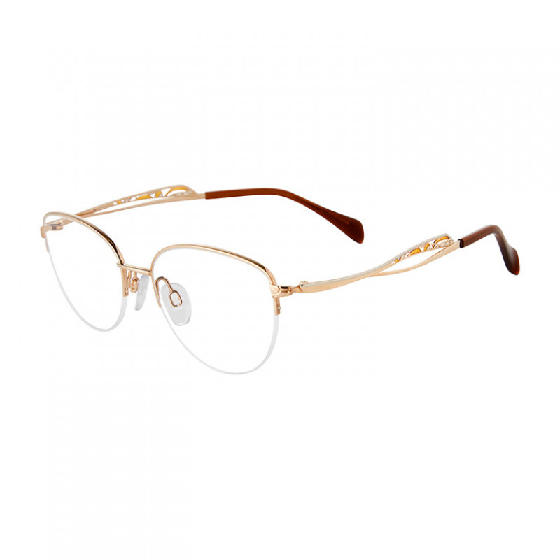 Eyeglasses Line Art 2177 Gold GP Eyeglasses Line Art 2177 Gold GP