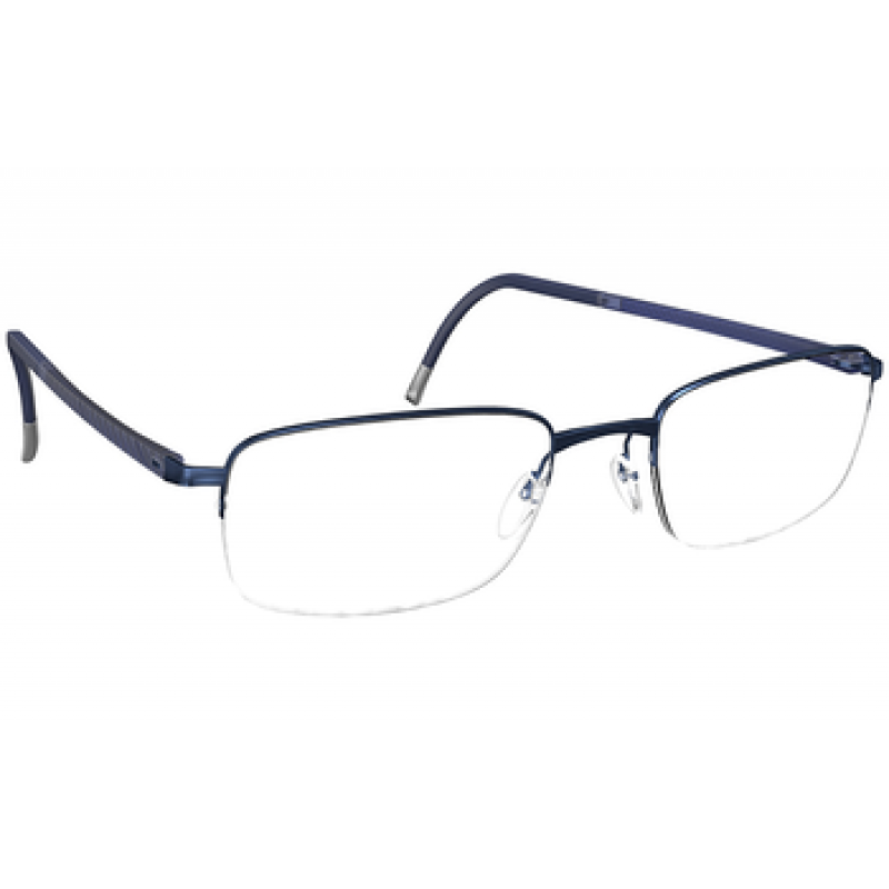 Eyeglasses Silhouette Illusion Nylor 5559 4540 Satin Blue 52mm