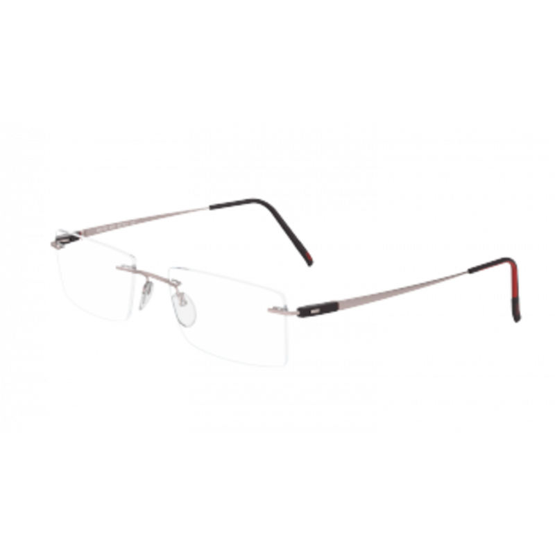 Eyeglasses Silhouette Racing Collection ( 5502 ) 6510 Daytona Grey / Red