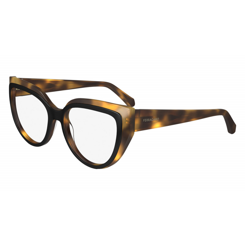 Eyeglasses FERRAGAMO SF 2984 241 Tortoise Black Eyeglasses FERRAGAMO SF 2984 241 Tortoise Black