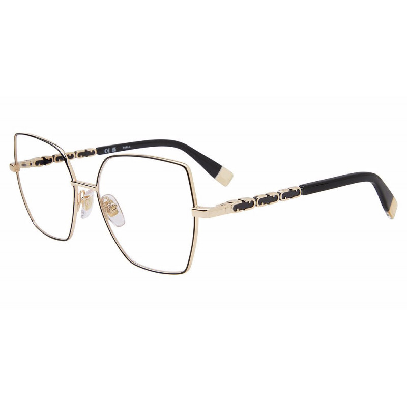 Sunglasses Furla VFU 835 0301 Sh.rose Gld W/Blk Pts 54mm