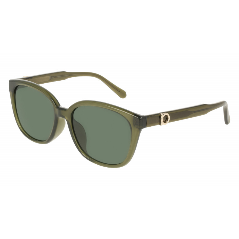 Sunglasses FERRAGAMO SF 2074 SELB 317 Transparent Dark Green 56mm