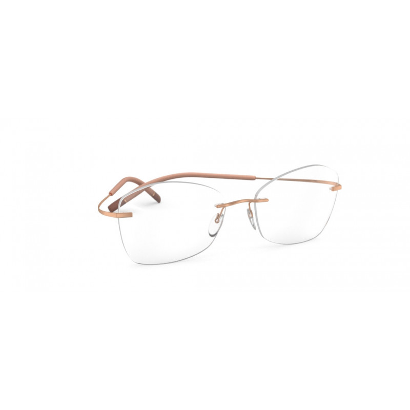 Eyeglasses Silhouette TMA - The Icon II Chassis Rimless 5541 3530 Radiant Rosegold