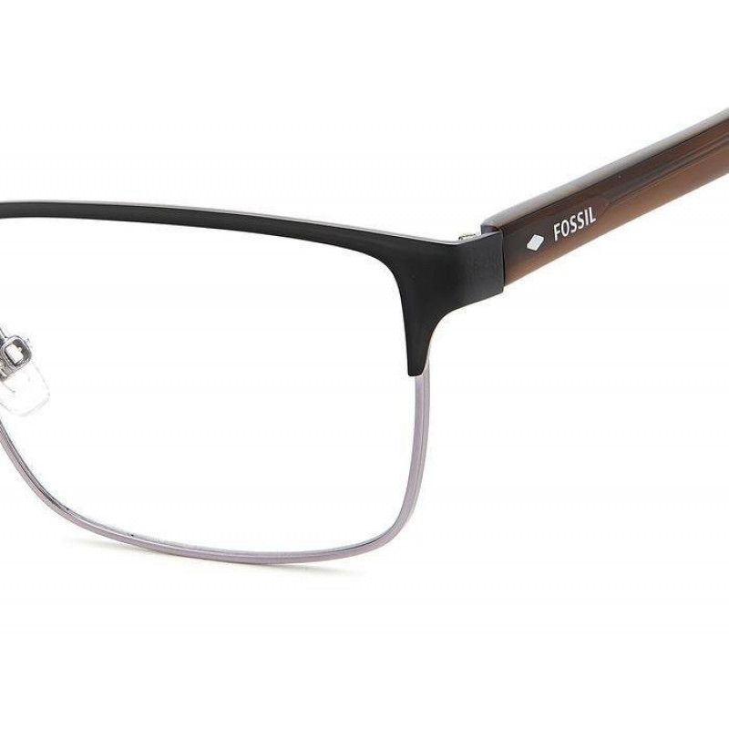 Eyeglasses Fossil FOS 7155 /G TI7 Black/Grey Eyeglasses Fossil FOS 7155 /G TI7 Black/Grey