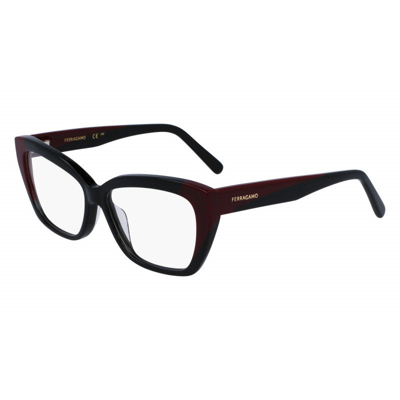 Eyeglasses FERRAGAMO SF 2938 LB 051 Black Burgundy Eyeglasses FERRAGAMO SF 2938 LB 051 Black Burgundy