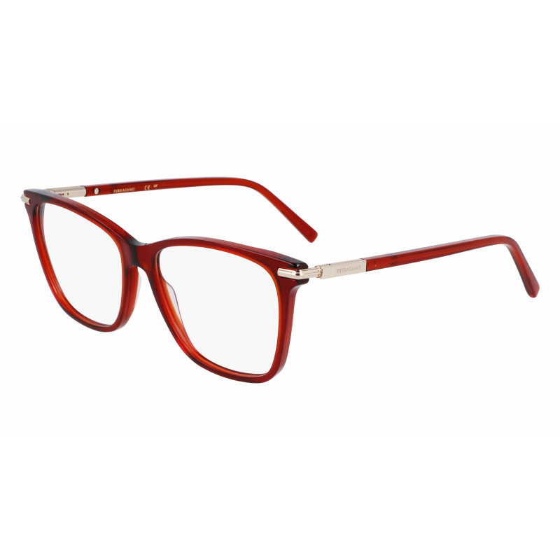 Eyeglasses FERRAGAMO SF 3013 616 Transparent Red Eyeglasses FERRAGAMO SF 3013 616 Transparent Red