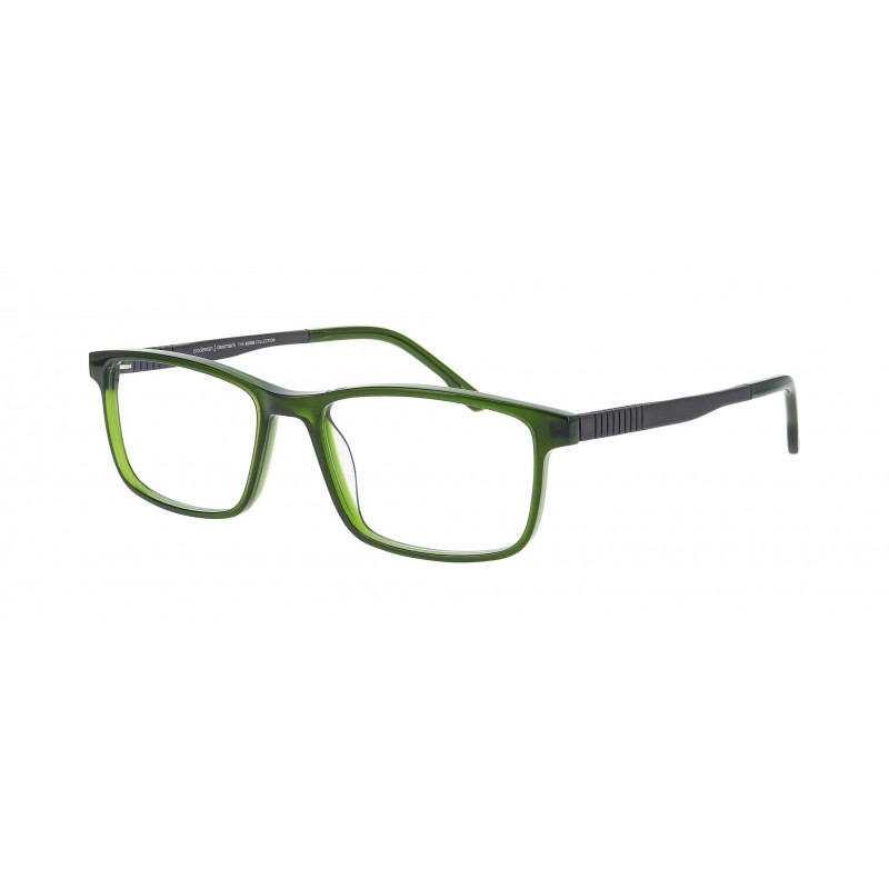 Eyeglasses Pro-design Denmark PROFLEX ACE 3 9635 Olive-green Dark Transparent 57mm