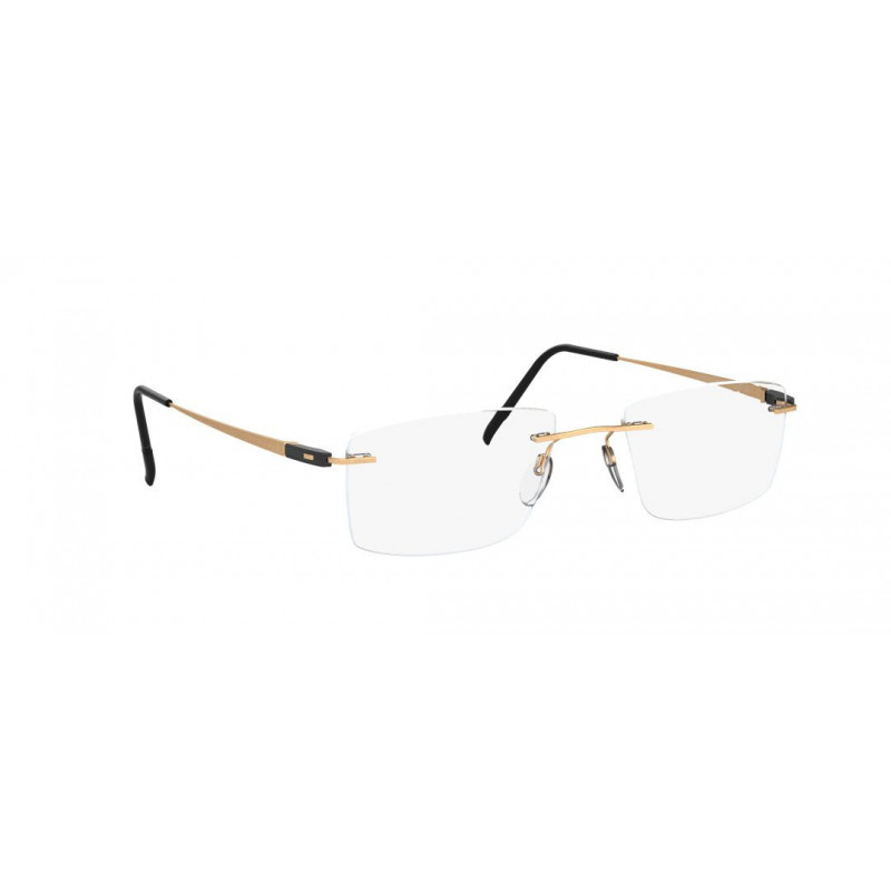 Eyeglasses Silhouette Racing Collection Chassis Rimless 5502 7530 Spa Black/Gold