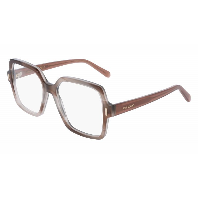 Eyeglasses FERRAGAMO SF 3031 013 Striped Taupe Nude Eyeglasses FERRAGAMO SF 3031 013 Striped Taupe Nude