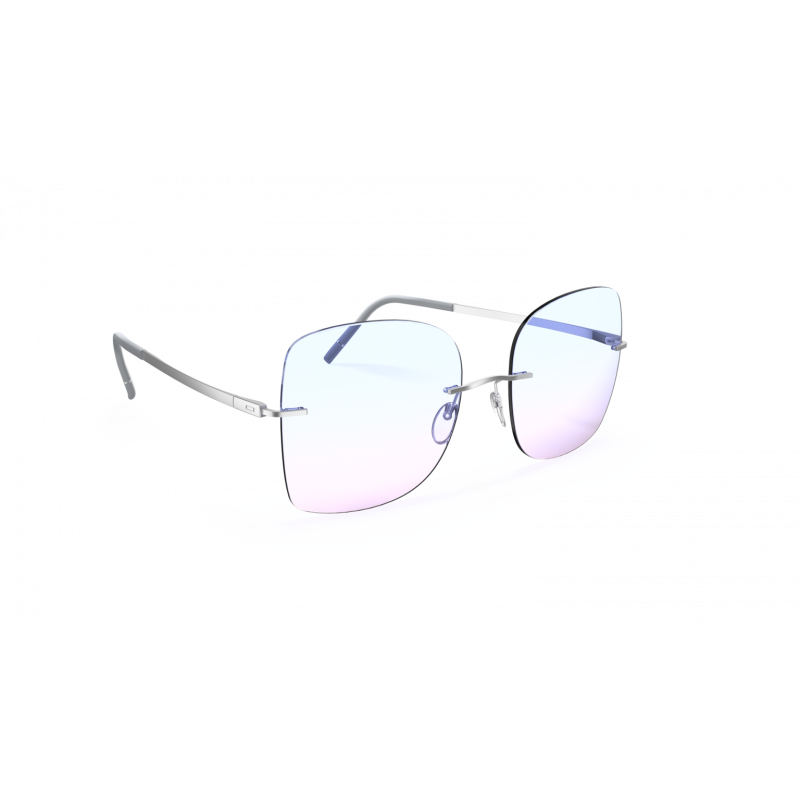 Eyeglasses Silhouette The Dawn Chassis Rimless 5573 7100 Luminous Silver Eyeglasses Silhouette The Dawn Chassis Rimless 5573 7100 Luminous Silver