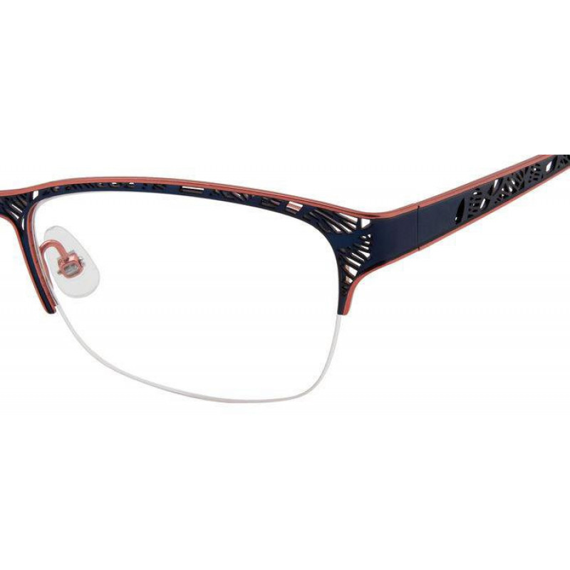 Eyeglasses Liz Claiborne L 645 E8W Blue Eyeglasses Liz Claiborne L 645 E8W Blue
