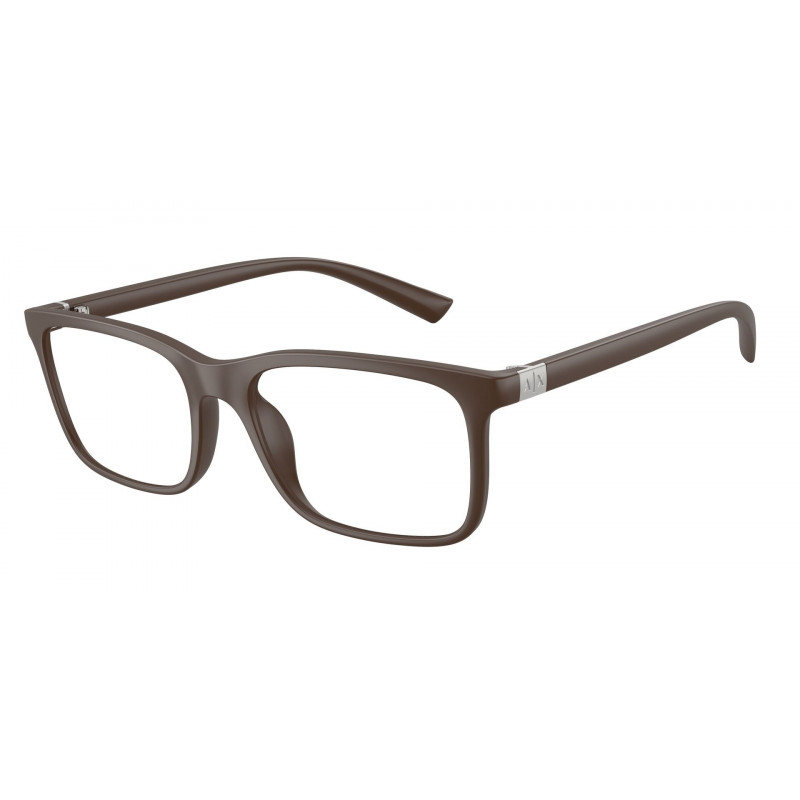Eyeglasses Armani Exchange AX 3143 U 8412 Matte Brown Demo Lens 54mm