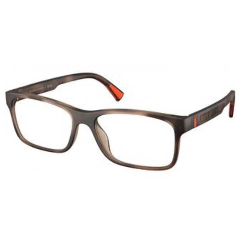 Eyeglasses Polo PH 2301 U 6070 Matte Dark Havana / Demo 56mm